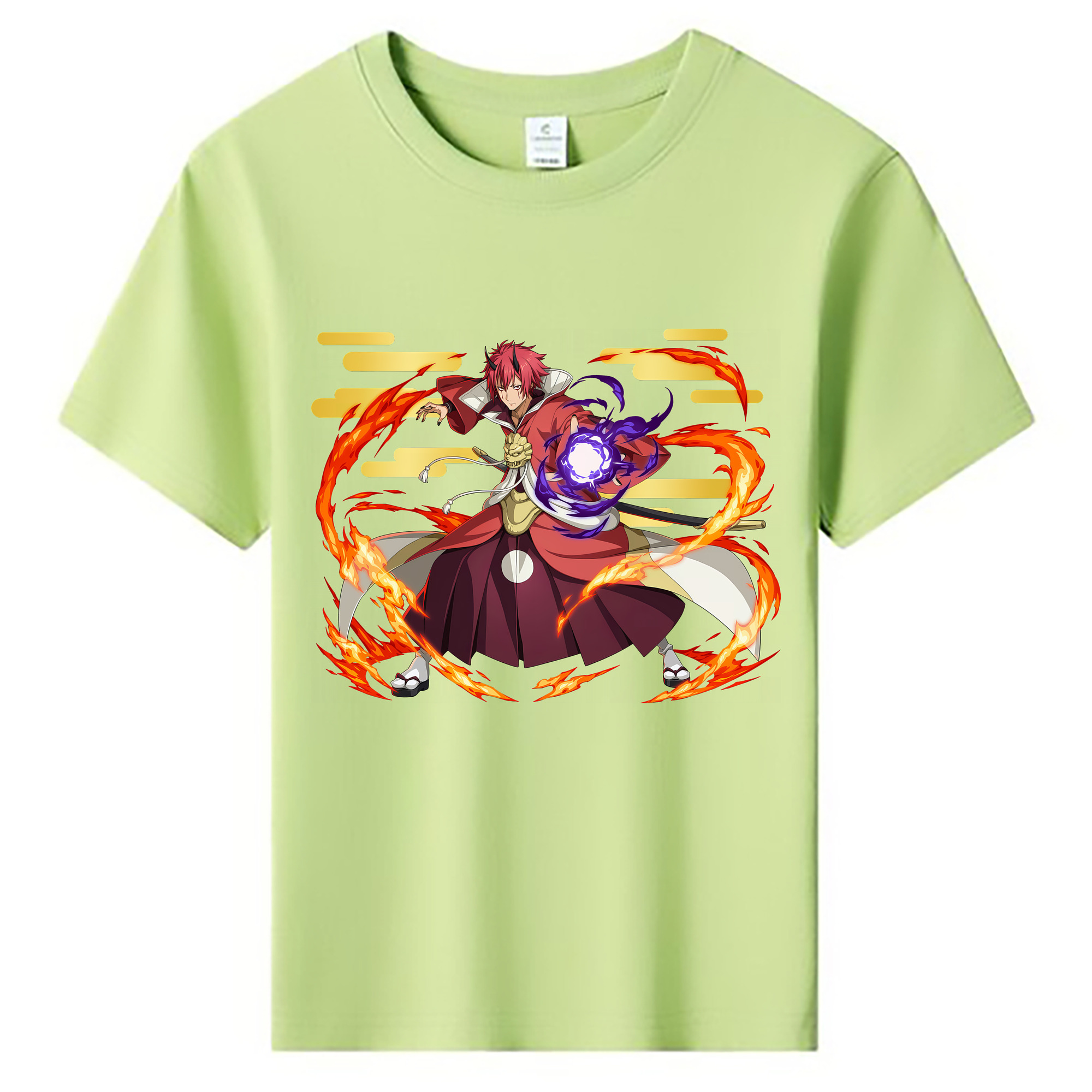 （画像用） 転スラ Regarding Reincarnated to Slime 綿100％キッズTシャツ（フロントプリント）